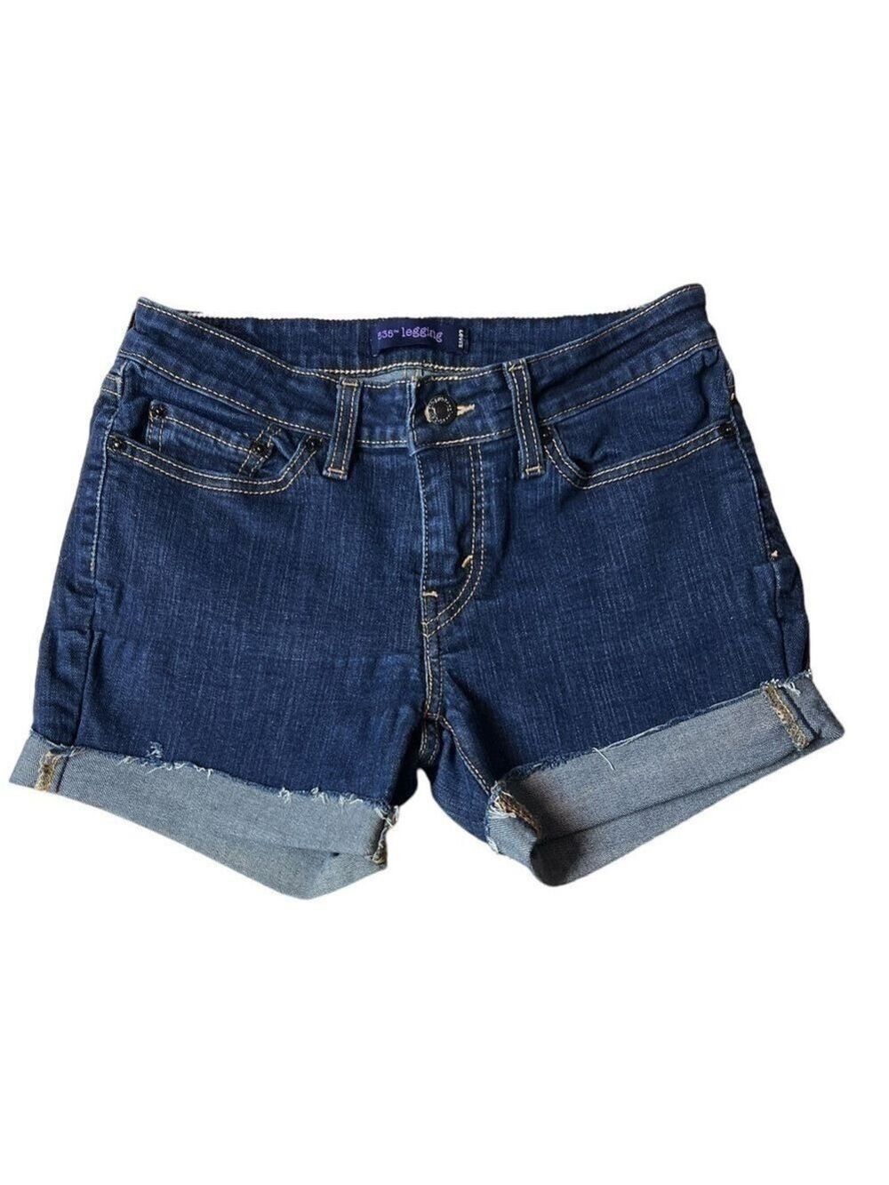 LEVI’S 535 legging shorts. Size 9 dark wash.